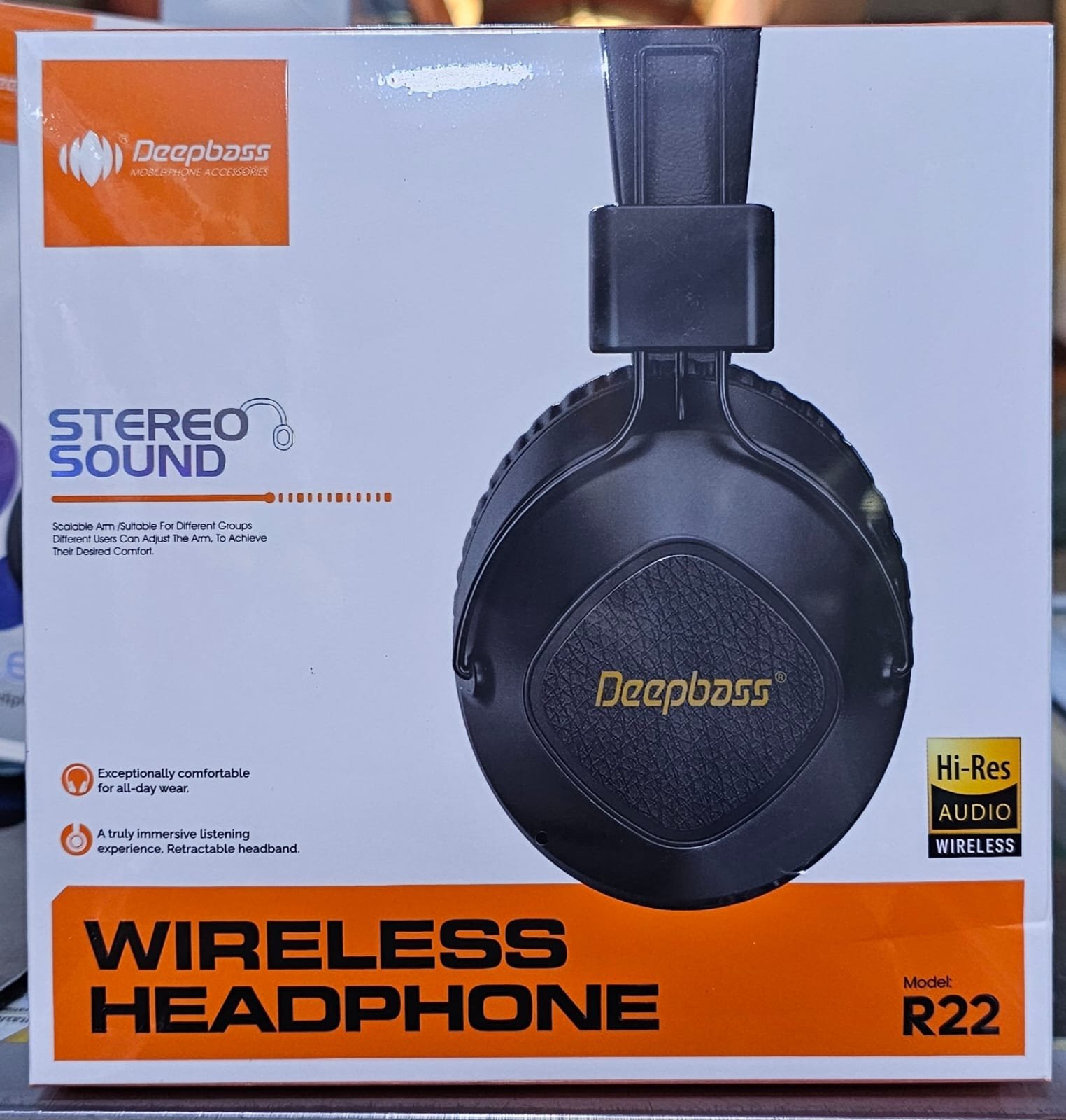 سماعة الرأس اللاسلكية Deepbass R22