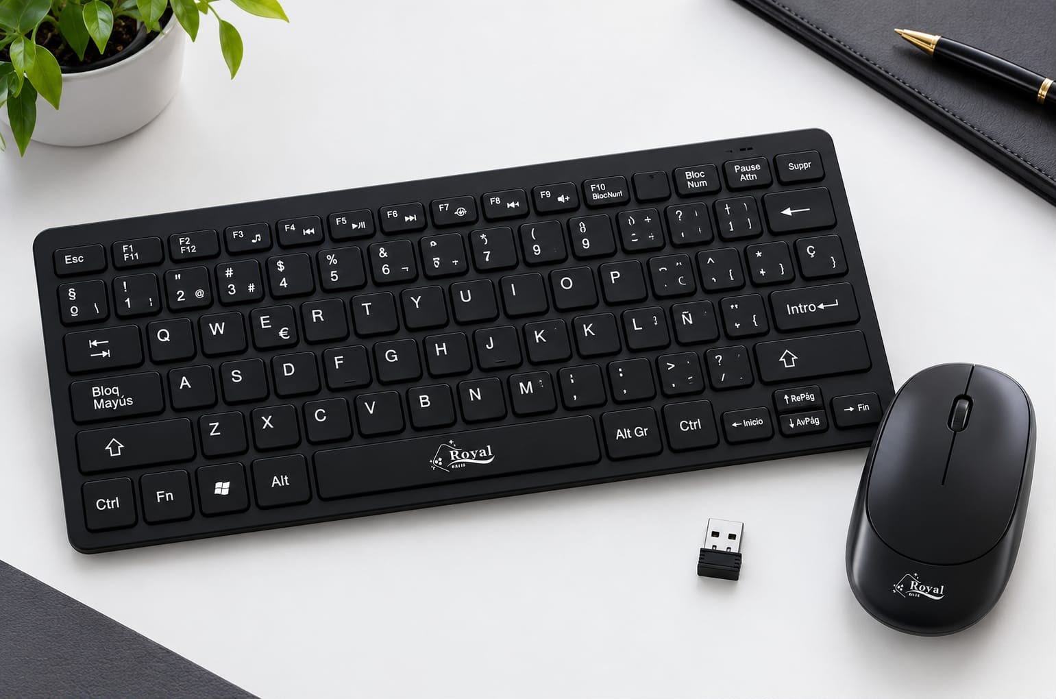 Clavier avec souris Bluetooth Royal Wireless Keyboard