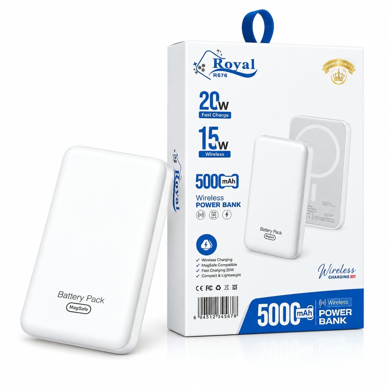 Batterie Royal R676 de 5000 mAh