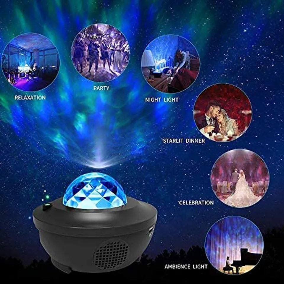 Projecteur Galaxy LED avec Haut-Parleur Bluetooth
