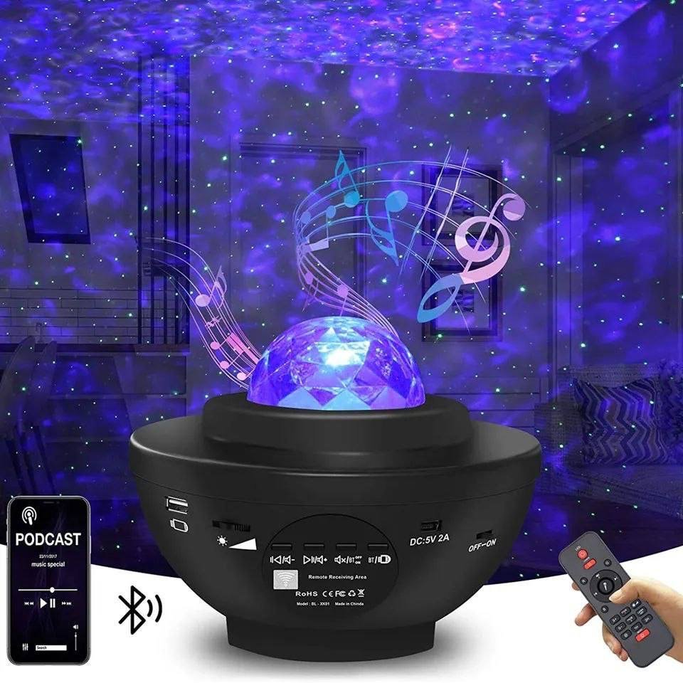 Projecteur Galaxy LED avec Haut-Parleur Bluetooth