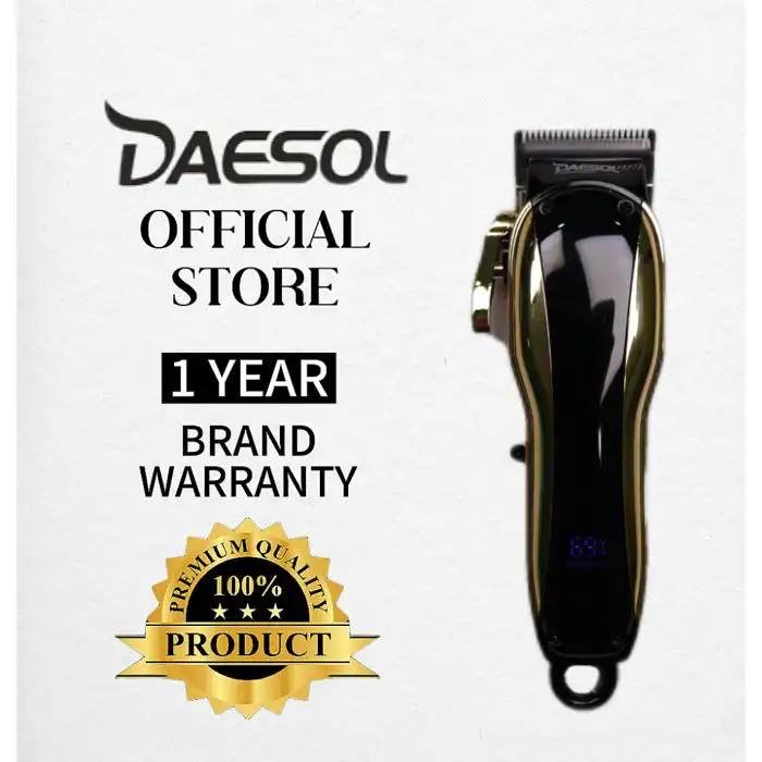 daesol Tondeuse Professionnelle Detailer S-3358 L – Tondeuse de précision sans fil pour cheveux et barbe