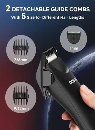 Tondeuse à Cheveux Étanche ENSSU IPX7 Moteur Puissant 6000 RPM Lame en Céramique Durable & Rechargeable USB Pour Adultes et Enfants